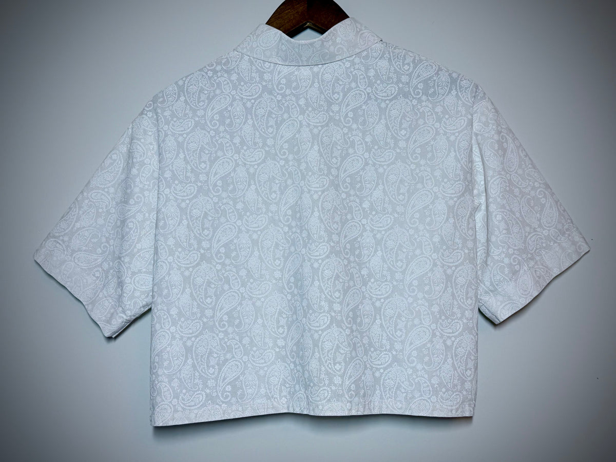 Ivory Paisley Studio Button-up